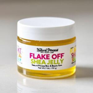 a_small_container_labeled__Flake_Off_Shea_Jelly__by_Natural_Princess_Skin