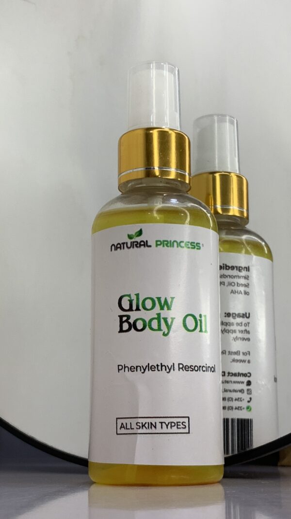 Glow body oil